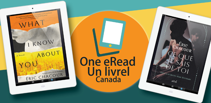 one eread canada logo with cover of the book valid by chris bergeron