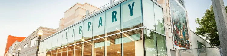 photo of the front of the brantford public library's main branch